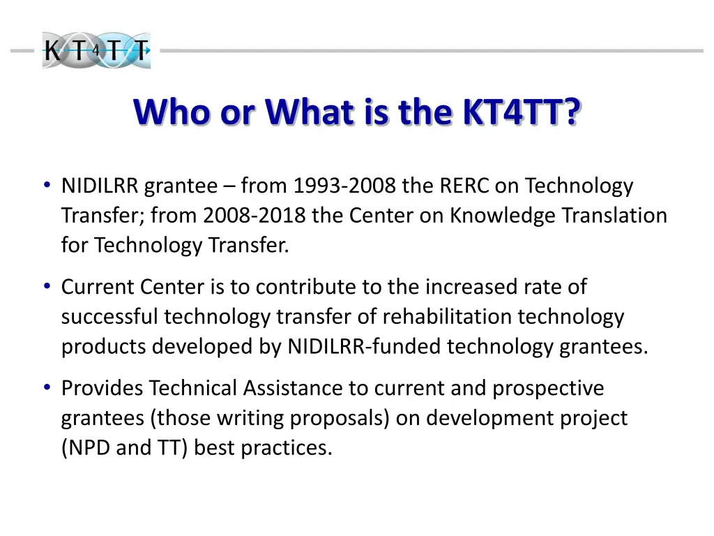 who or what is the kt4tt