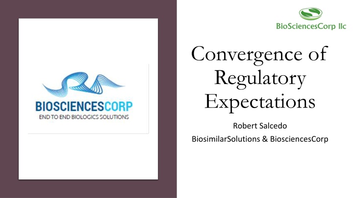convergence of regulatory expectations