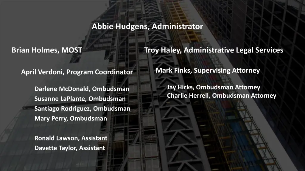 abbie hudgens administrator
