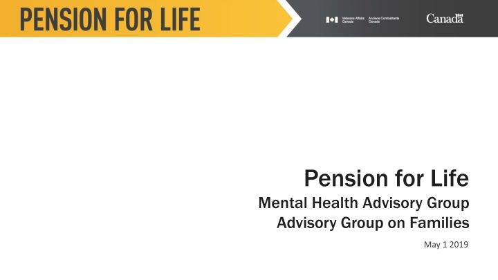 pension for life mental health advisory group