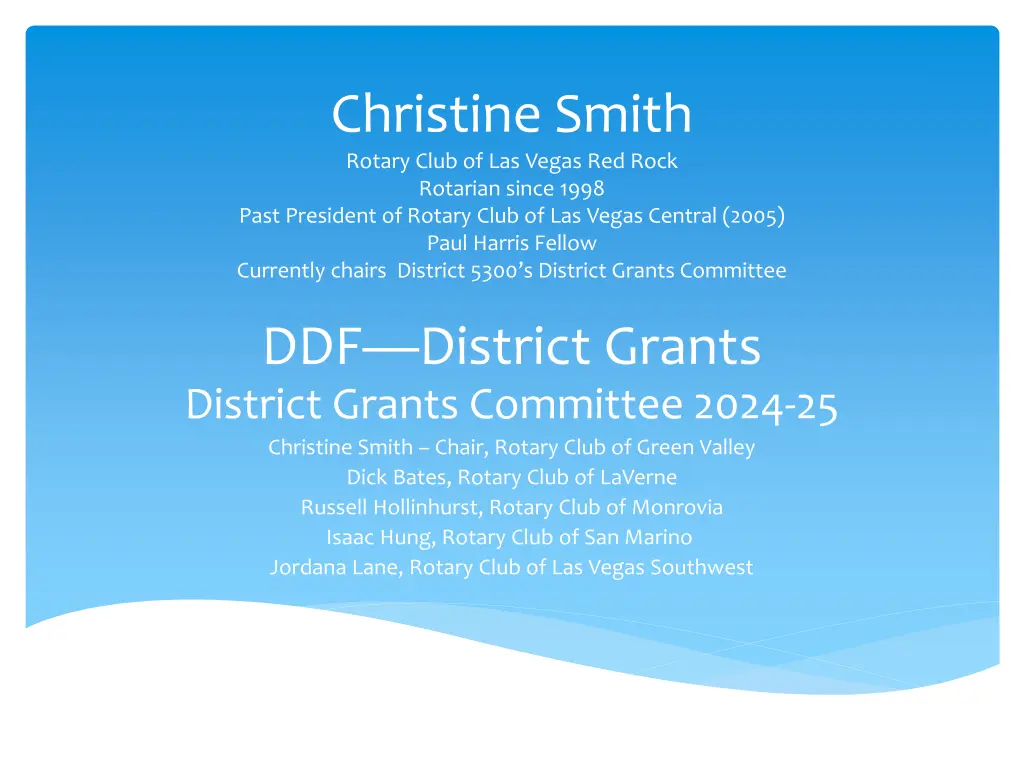 christine smith rotary club of las vegas red rock