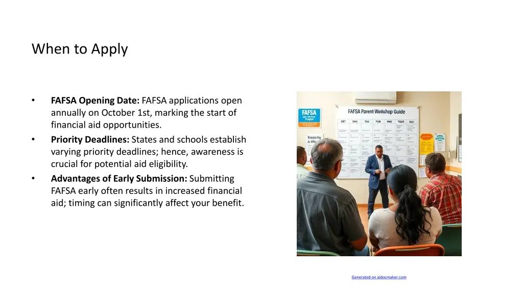 when to apply
