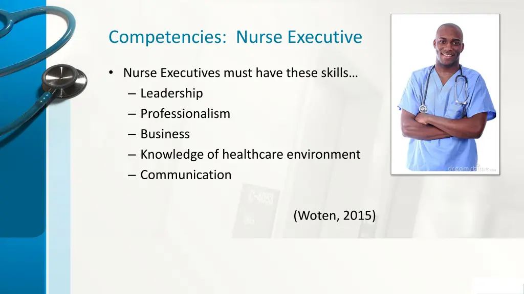 competencies nurse executive