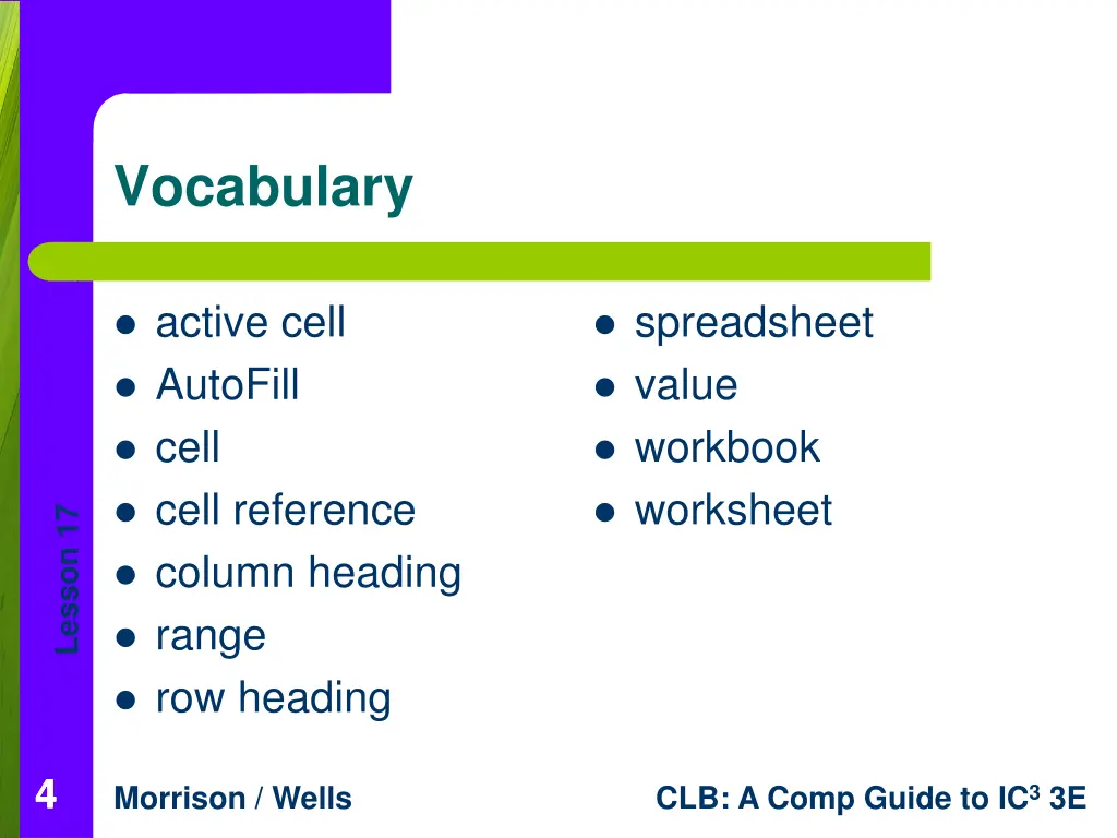 vocabulary