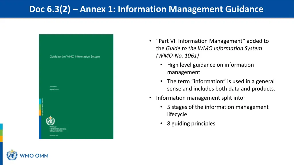 doc 6 3 2 annex 1 information management guidance