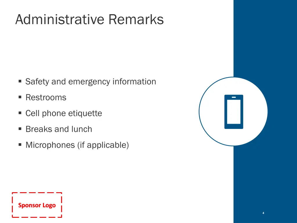 administrative remarks