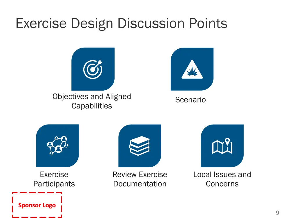 exercise design discussion points