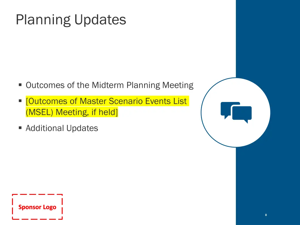 planning updates