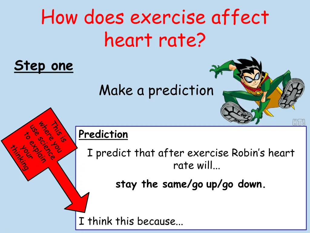how does exercise affect heart rate step one make