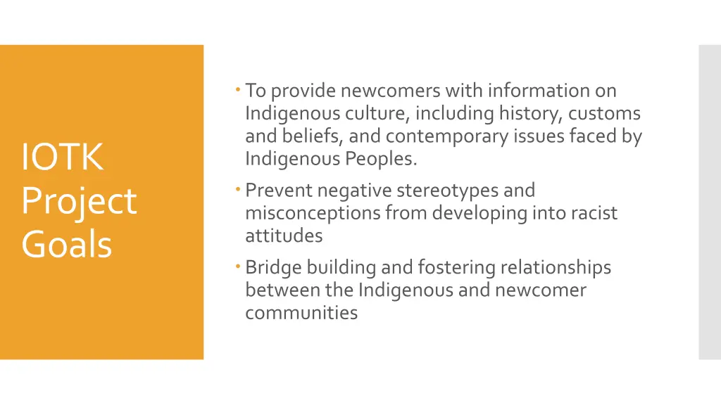 to provide newcomers with information