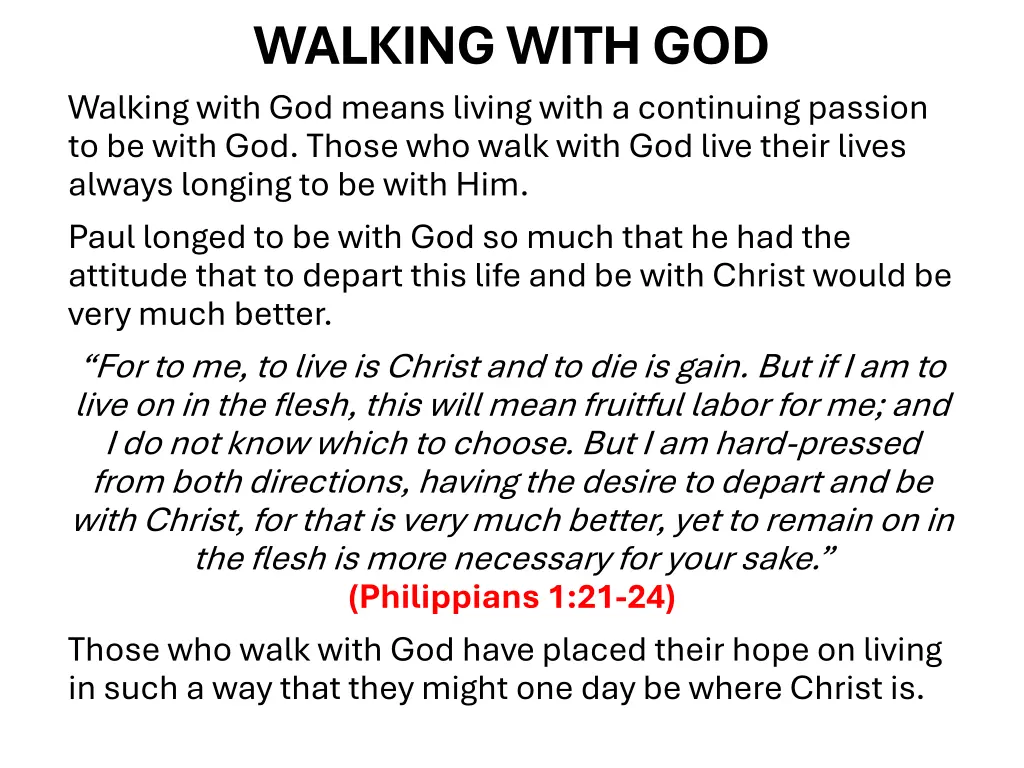 walking with god walking with god means living