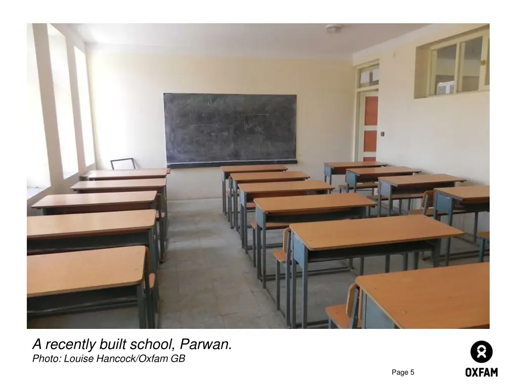 a recently built school parwan photo louise