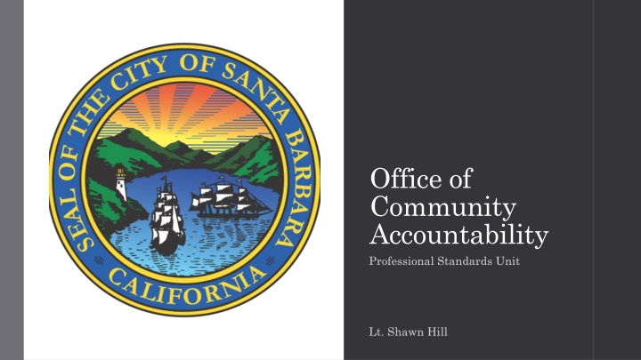 office of community accountability professional