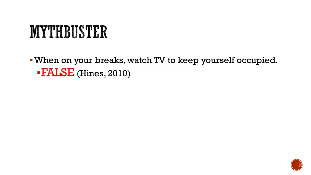 mythbuster