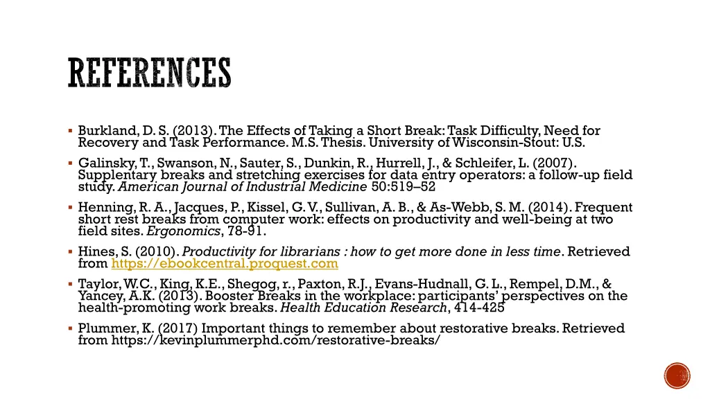 references