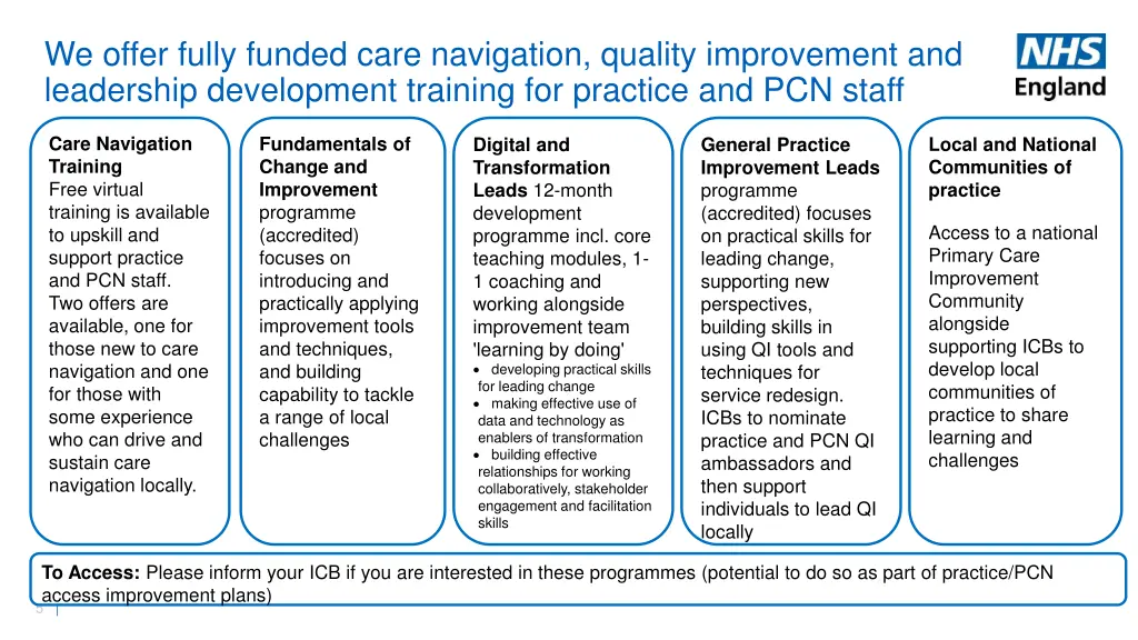 we offer fully funded care navigation quality