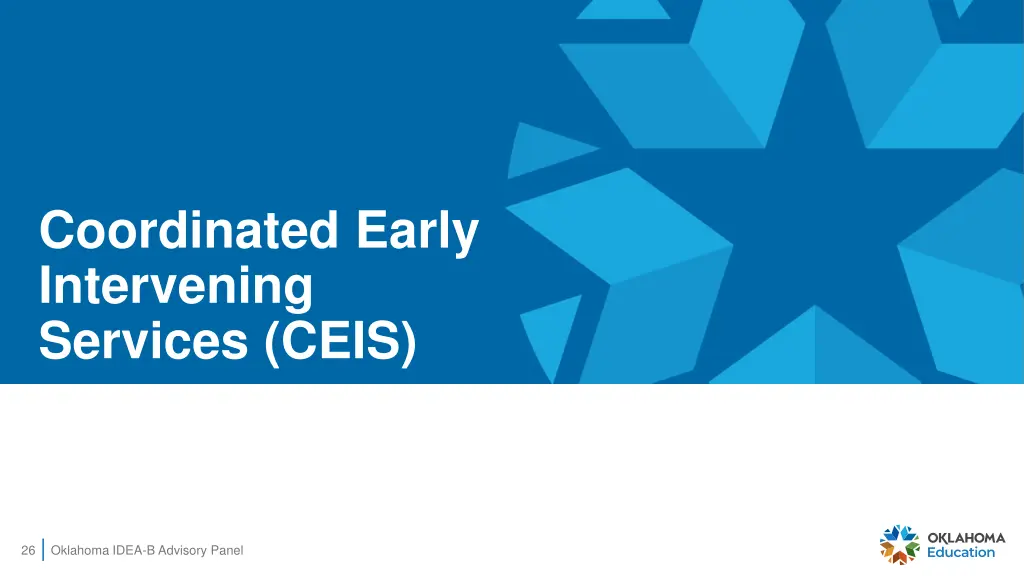 coordinated early intervening services ceis