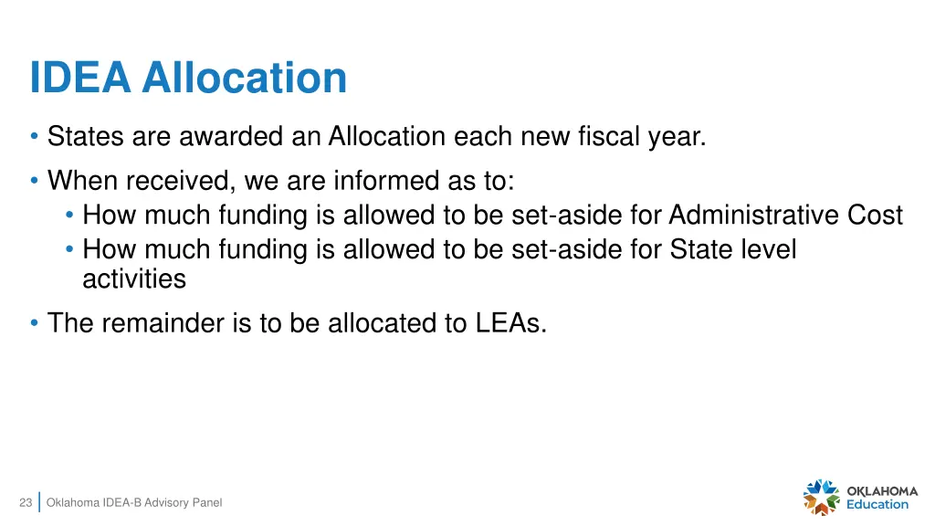 idea allocation