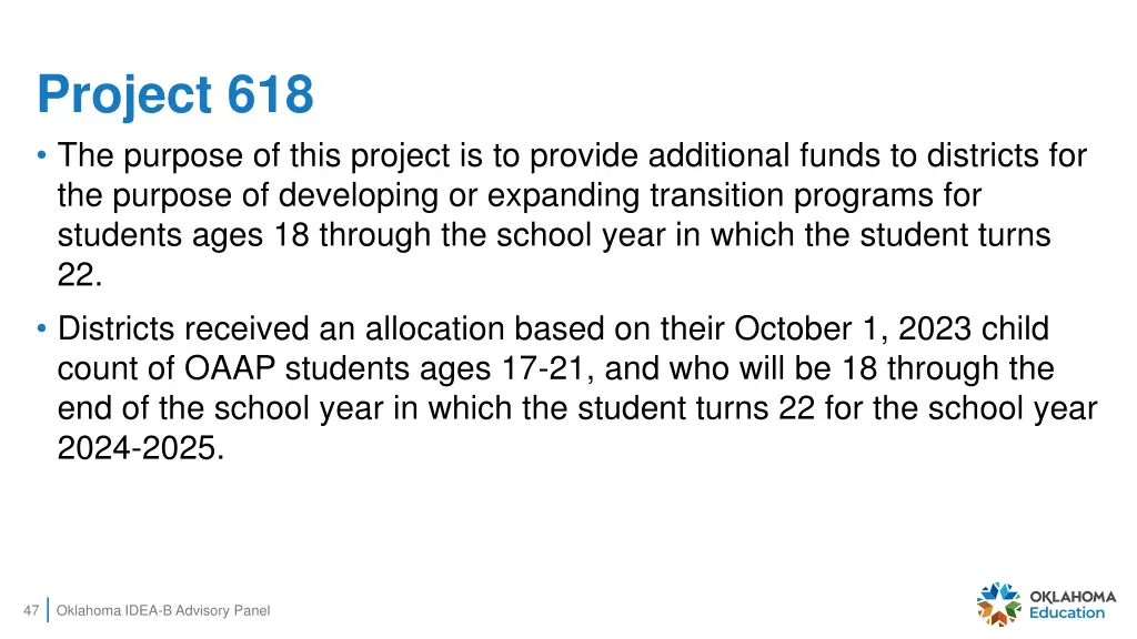 project 618 the purpose of this project