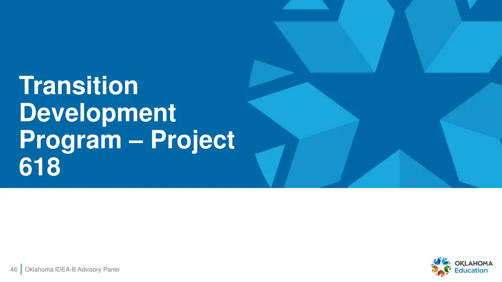 transition development program project 618