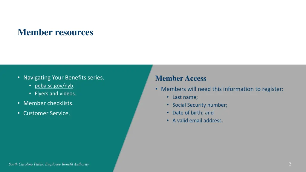 member resources