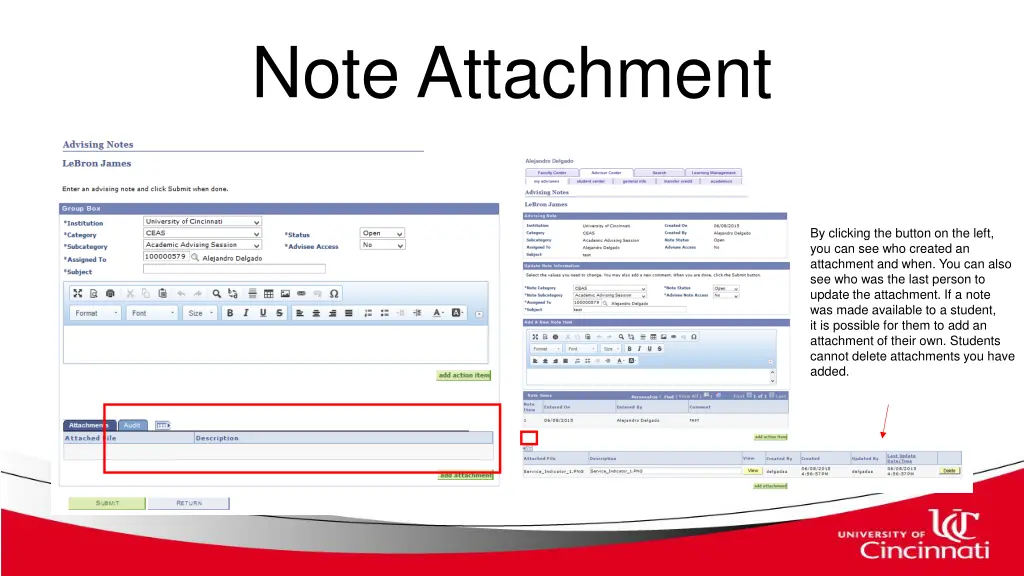 note attachment