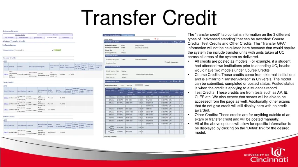 transfer credit
