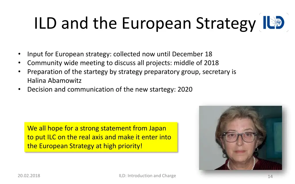ild and the european strategy