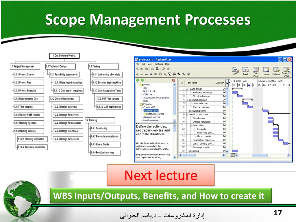 scope management processes 10
