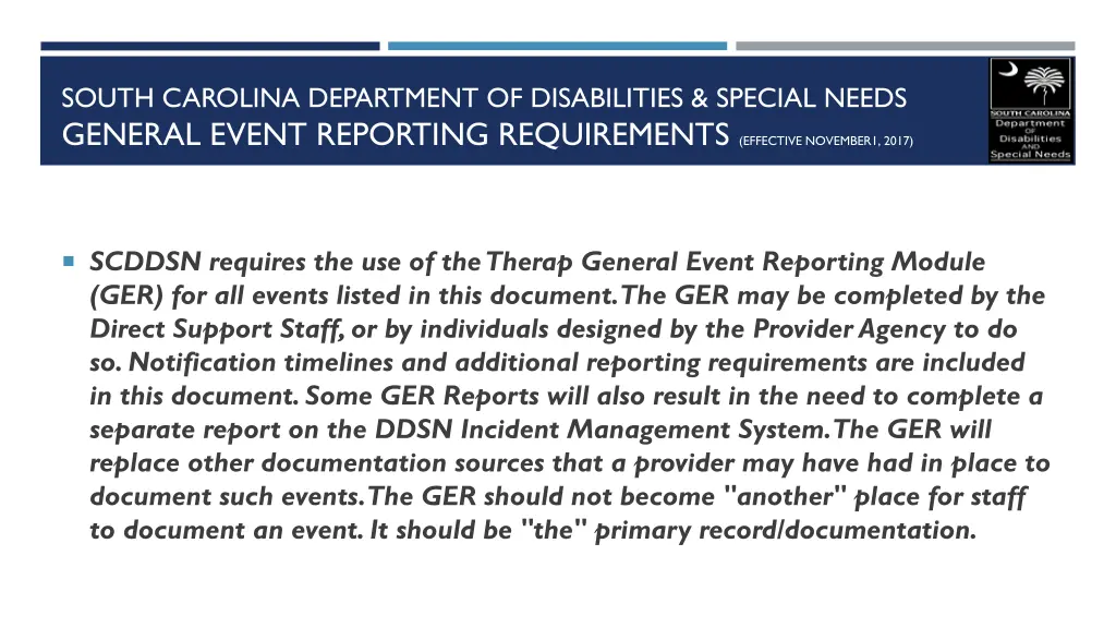 south carolina department of disabilities special 1