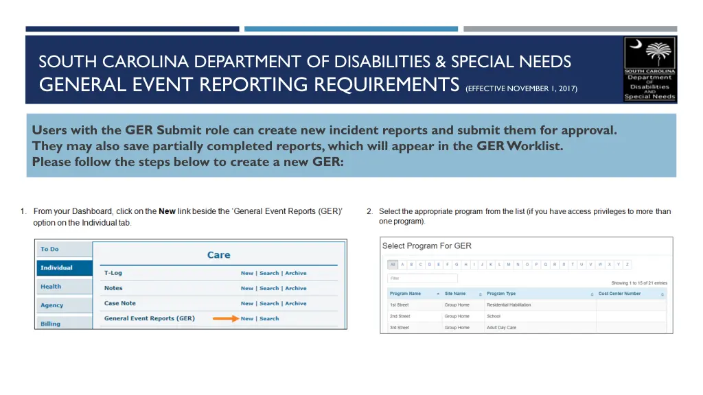 south carolina department of disabilities special 12