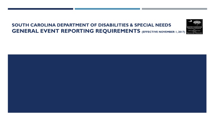 south carolina department of disabilities special