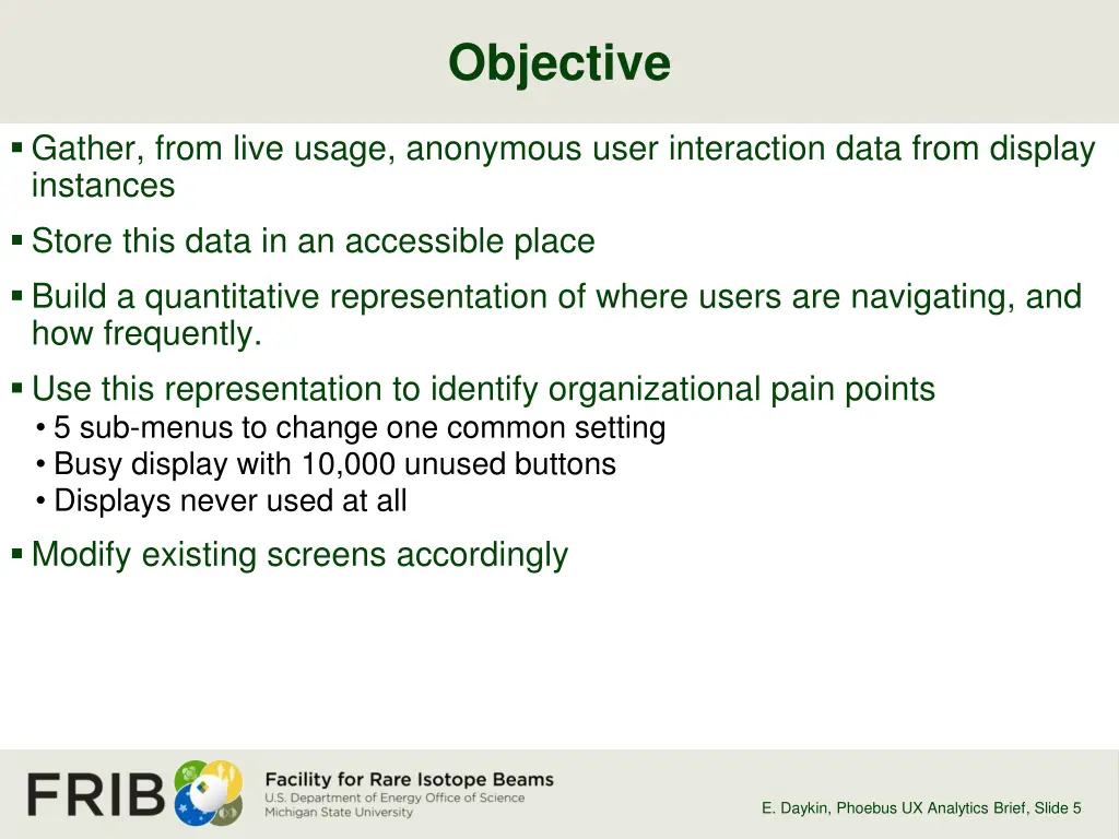 objective