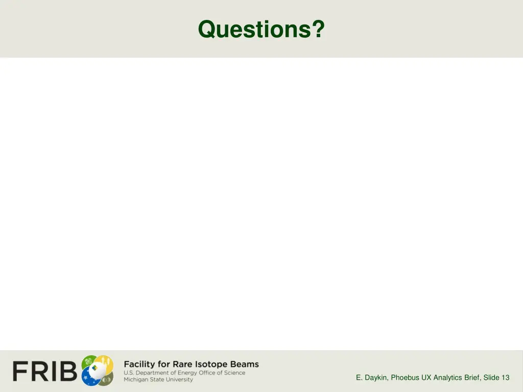 questions