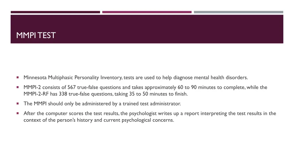 mmpi test