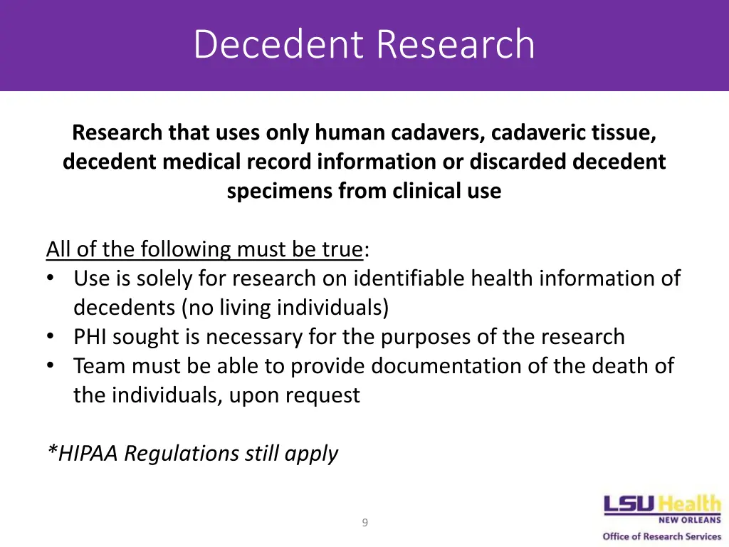 decedent research