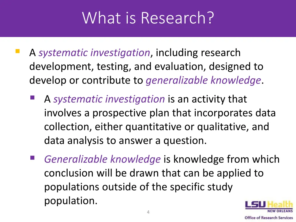 what is research