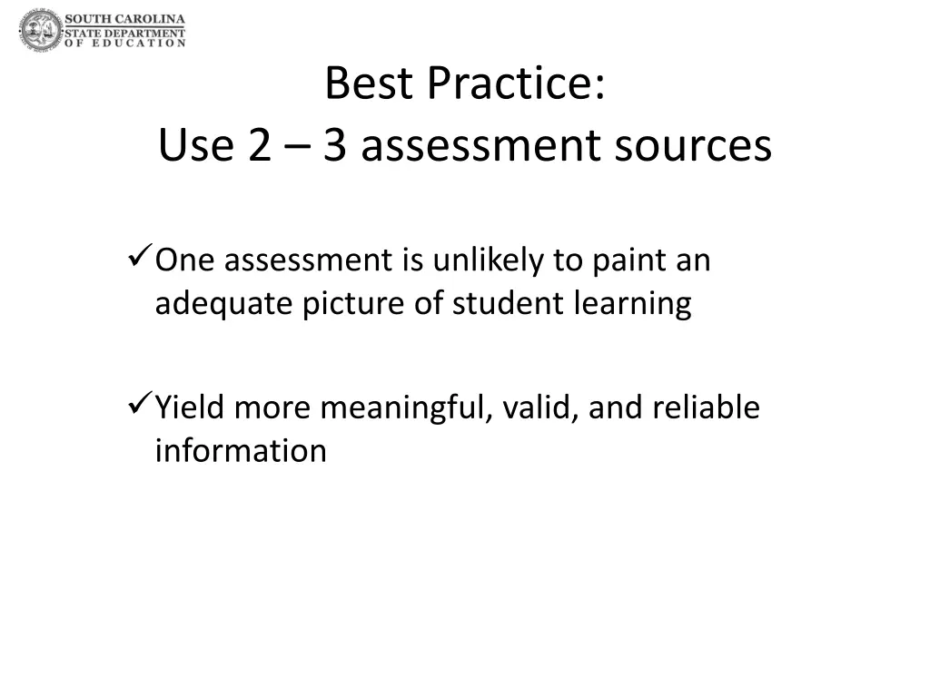 best practice