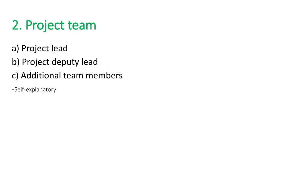 2 project team 2 project team