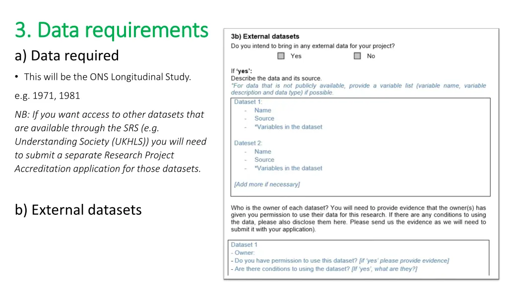 3 data requirements 3 data requirements a data
