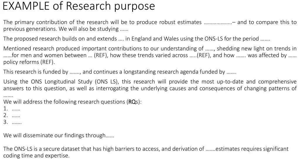 example of research purpose