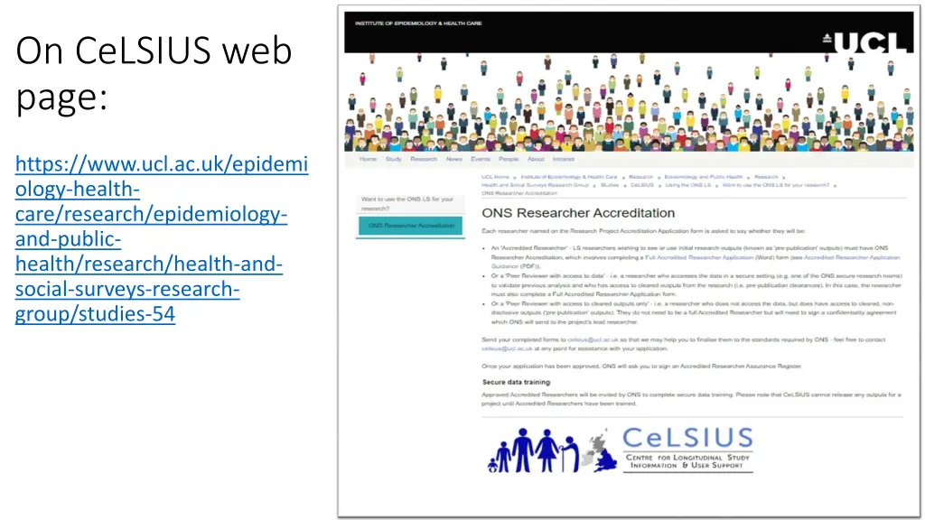 on celsius web page