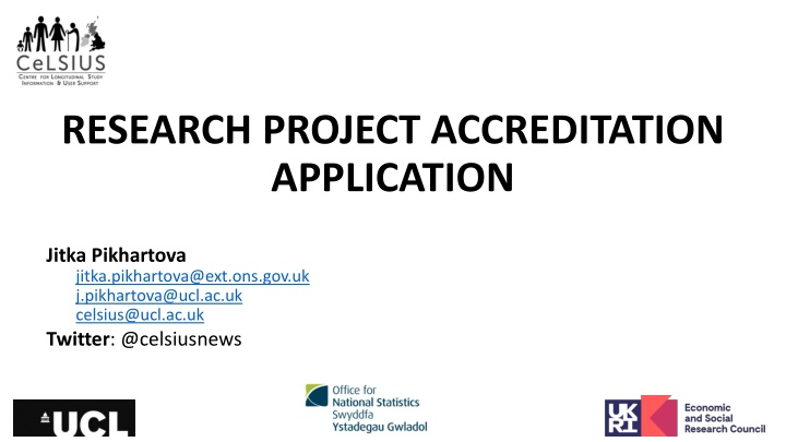 research project accreditation application