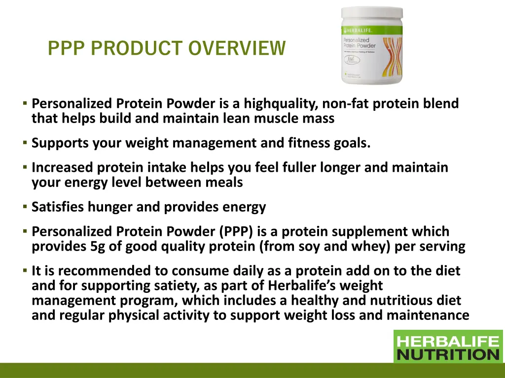 ppp product overview