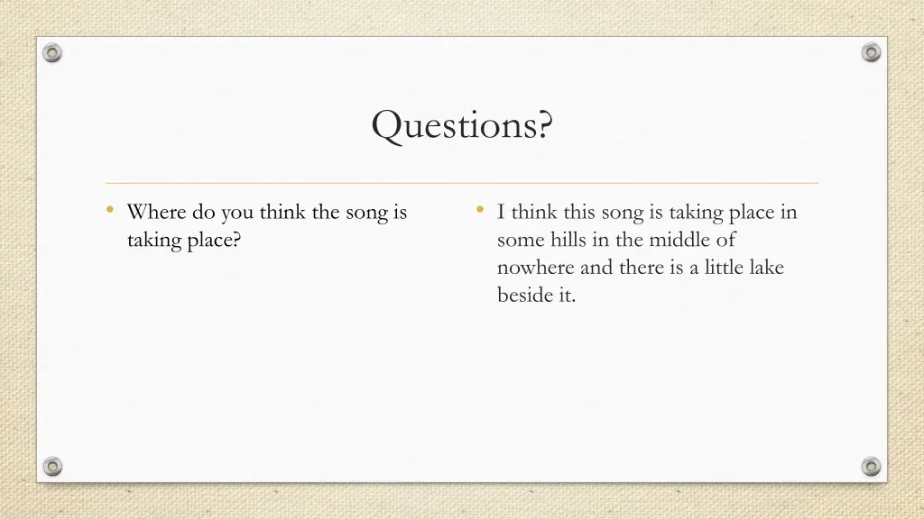 questions 1