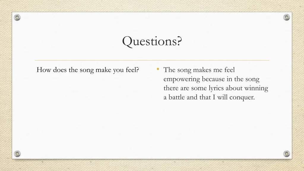 questions 3