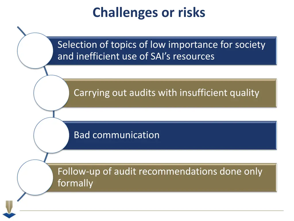 challenges or risks