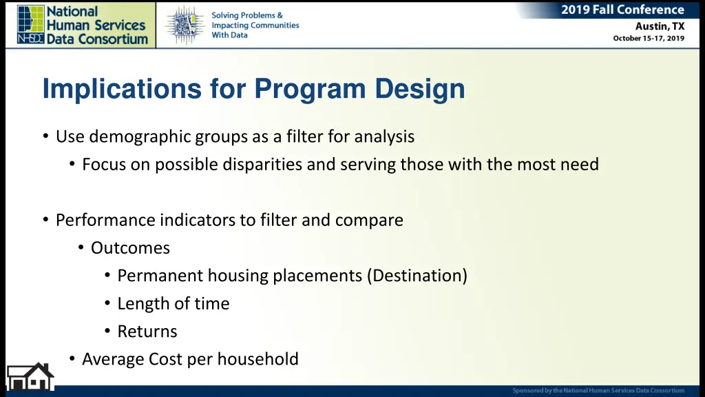 implications for program design 1