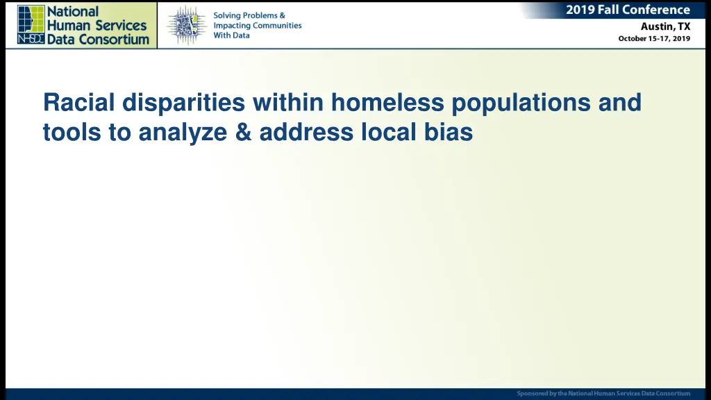 racial disparities within homeless populations