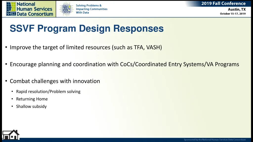 ssvf program design responses 1